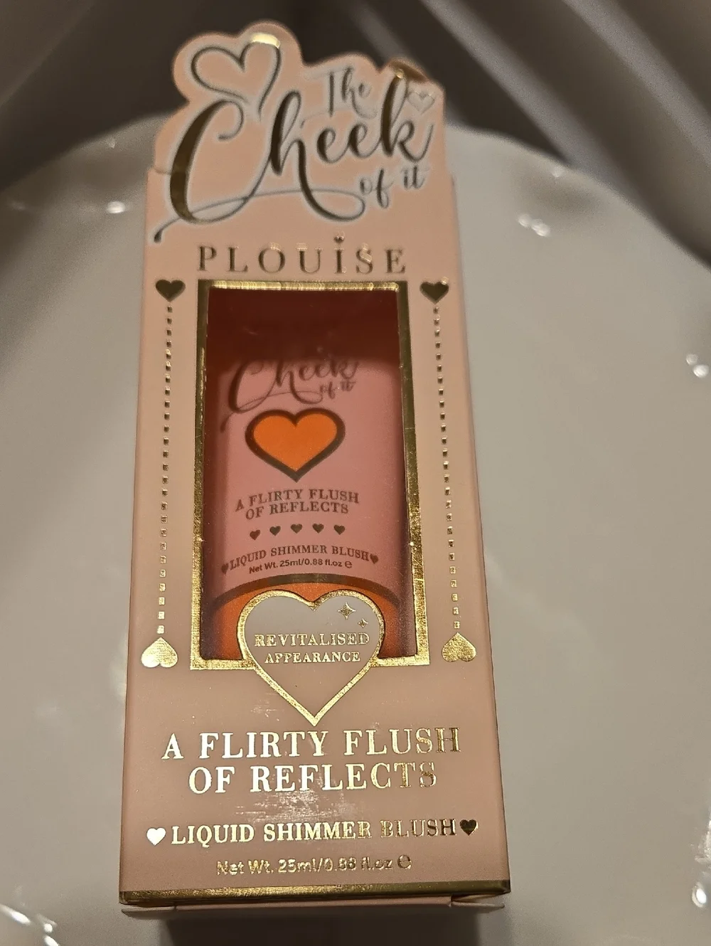 P.Louise The Cheek Of It Liquid Shimmer Blush - Flirty Fizz